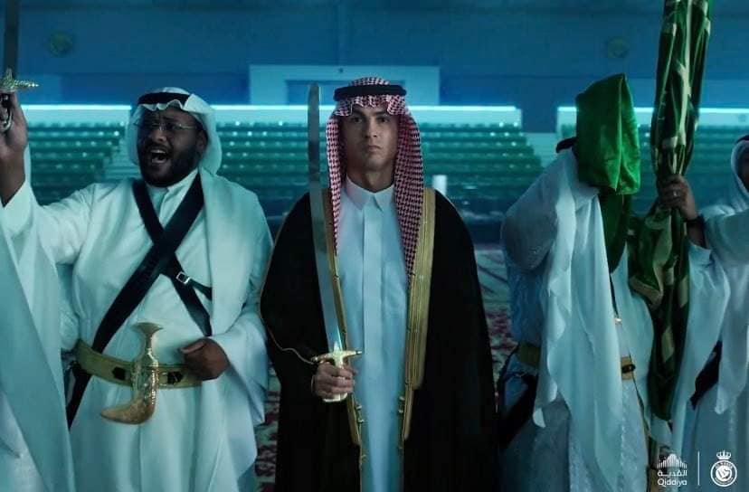 رونالدو يحتفل باليوم الوطني السعودي 